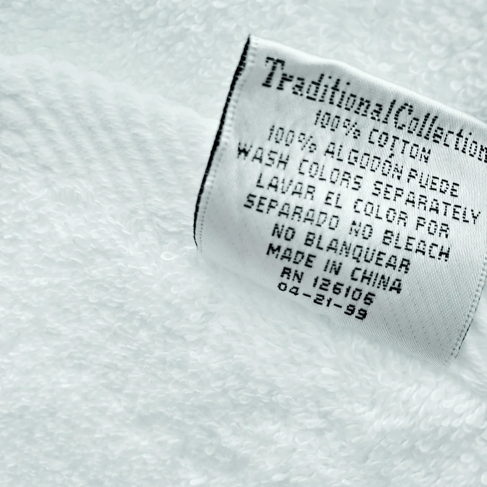PORSCHE DESIGN Black Logo PD Hand Towel Plush White 100% Cotton New Gift Luxury